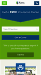 Mobile Screenshot of aims4insurance.com